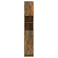 Thumbnail for Badezimmerschrank Räuchereiche 32x25,5x190 cm Holzwerkstoff