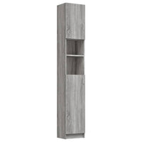 Thumbnail for Badezimmerschrank Grau Sonoma 32x25,5x190 cm Holzwerkstoff