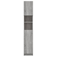 Thumbnail for Badezimmerschrank Grau Sonoma 32x25,5x190 cm Holzwerkstoff