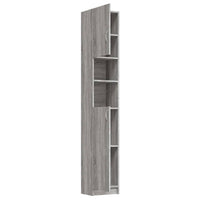 Thumbnail for Badezimmerschrank Grau Sonoma 32x25,5x190 cm Holzwerkstoff