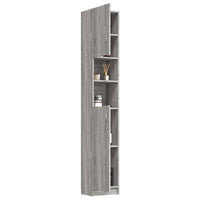 Thumbnail for Badezimmerschrank Grau Sonoma 32x25,5x190 cm Holzwerkstoff