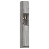 Thumbnail for Badezimmerschrank Grau Sonoma 32x25,5x190 cm Holzwerkstoff