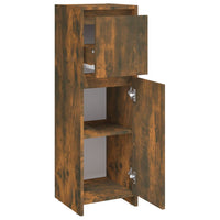 Thumbnail for Badezimmerschrank Räuchereiche 30x30x95 cm Holzwerkstoff