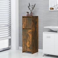 Thumbnail for Badezimmerschrank Räuchereiche 30x30x95 cm Holzwerkstoff