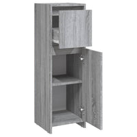 Thumbnail for Badezimmerschrank Grau Sonoma 30x30x95 cm Holzwerkstoff