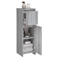 Thumbnail for Badezimmerschrank Grau Sonoma 30x30x95 cm Holzwerkstoff