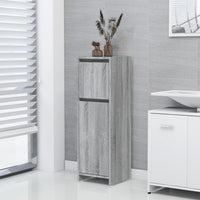 Thumbnail for Badezimmerschrank Grau Sonoma 30x30x95 cm Holzwerkstoff