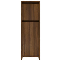 Thumbnail for Badezimmerschrank Braun Eiche 30x30x95 cm Holzwerkstoff