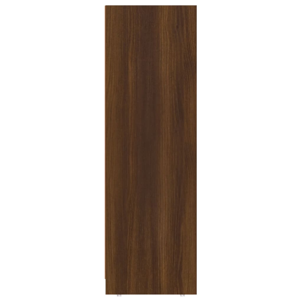 Badezimmerschrank Braun Eiche 30x30x95 cm Holzwerkstoff