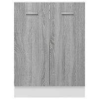 Thumbnail for Unterschrank Grau Sonoma 60x46x81,5 cm Holzwerkstoff