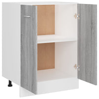 Thumbnail for Unterschrank Grau Sonoma 60x46x81,5 cm Holzwerkstoff