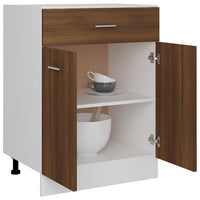 Thumbnail for Unterschrank mit Schublade Braun Eichen-Optik 60x46x81,5 cm