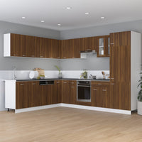 Thumbnail for Unterschrank mit Schublade Braun Eichen-Optik 60x46x81,5 cm