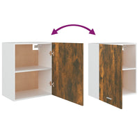 Thumbnail for Hängeschrank Räuchereiche 50x31x60 cm Holzwerkstoff