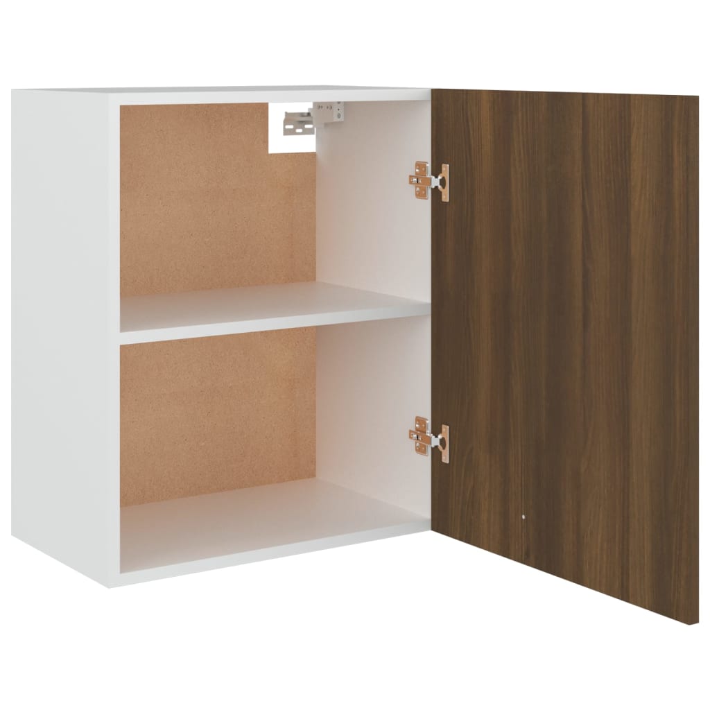 Hängeschrank Braun Eiche 50x31x60 cm Holzwerkstoff