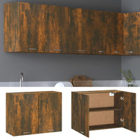 Thumbnail for Hängeschrank Räuchereiche 80x31x60 cm Holzwerkstoff