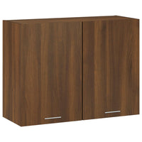 Thumbnail for Hängeschrank Braun Eichen-Optik 80x31x60 cm Holzwerkstoff