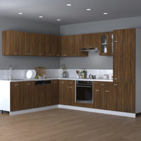 Thumbnail for Hängeschrank Braun Eichen-Optik 80x31x60 cm Holzwerkstoff