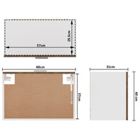 Thumbnail for Hängeschrank Braun Eichen-Optik 60x31x40 cm Holzwerkstoff