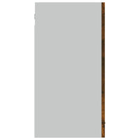 Thumbnail for Hängeschrank Glas Räuchereiche 80x31x60 cm Holzwerkstoff