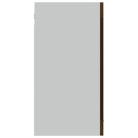 Thumbnail for Hängeschrank Glas Braun Eichen-Optik 80x31x60 cm Holzwerkstoff