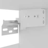 Thumbnail for Hängeschrank Glas Braun Eichen-Optik 80x31x60 cm Holzwerkstoff