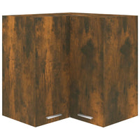 Thumbnail for Eck-Hängeschrank Räuchereiche 57x57x60 cm Holzwerkstoff