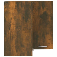 Thumbnail for Eck-Hängeschrank Räuchereiche 57x57x60 cm Holzwerkstoff