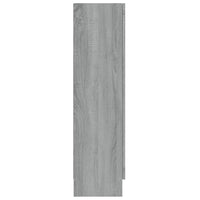 Thumbnail for Vitrinenschrank Grau Sonoma 82,5x30,5x115 cm Holzwerkstoff