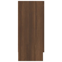 Thumbnail for Vitrinenschrank Braun Eichen-Optik 120x30,5x70 cm Holzwerkstoff