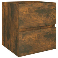 Thumbnail for Waschbeckenschrank Räuchereiche 41x38,5x45 cm Holzwerkstoff