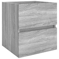 Thumbnail for Waschbeckenschrank Grau Sonoma 41x38,5x45 cm Holzwerkstoff