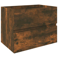Thumbnail for Waschbeckenschrank Räuchereiche 60x38,5x45 cm Holzwerkstoff