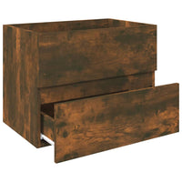 Thumbnail for Waschbeckenschrank Räuchereiche 60x38,5x45 cm Holzwerkstoff
