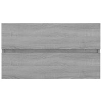 Thumbnail for Waschbeckenschrank Grau Sonoma 80x38,5x45 cm Holzwerkstoff