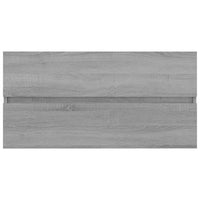 Thumbnail for Waschbeckenschrank Grau Sonoma 90x38,5x45 cm Holzwerkstoff