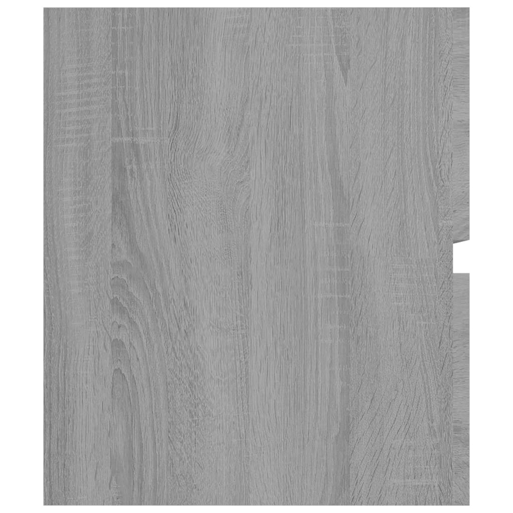 Waschbeckenschrank Grau Sonoma 90x38,5x45 cm Holzwerkstoff