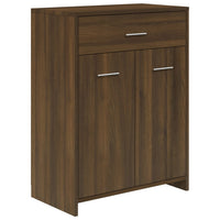 Thumbnail for Badezimmerschrank Braun Eichen-Optik 60x33x80 cm Holzwerkstoff