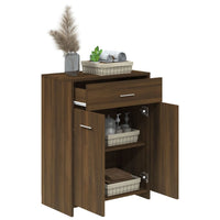 Thumbnail for Badezimmerschrank Braun Eichen-Optik 60x33x80 cm Holzwerkstoff