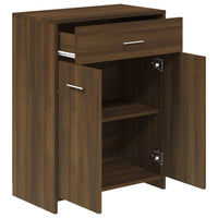 Thumbnail for Badezimmerschrank Braun Eichen-Optik 60x33x80 cm Holzwerkstoff