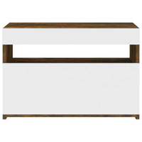 Thumbnail for TV-Schrank mit LED-Leuchten Räuchereiche 60x35x40 cm