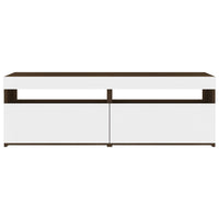 Thumbnail for TV-Schränke 2 Stk. mit LED-Leuchten Braun Eiche 60x35x40 cm