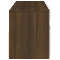 Thumbnail for TV-Schränke 2 Stk. mit LED-Leuchten Braun Eiche 60x35x40 cm