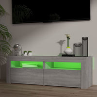 Thumbnail for TV-Schrank mit LED-Leuchten Grau Sonoma 120x35x40 cm