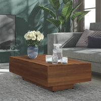 Thumbnail for Couchtisch Braun Eichen-Optik 115x60x31 cm Holzwerkstoff