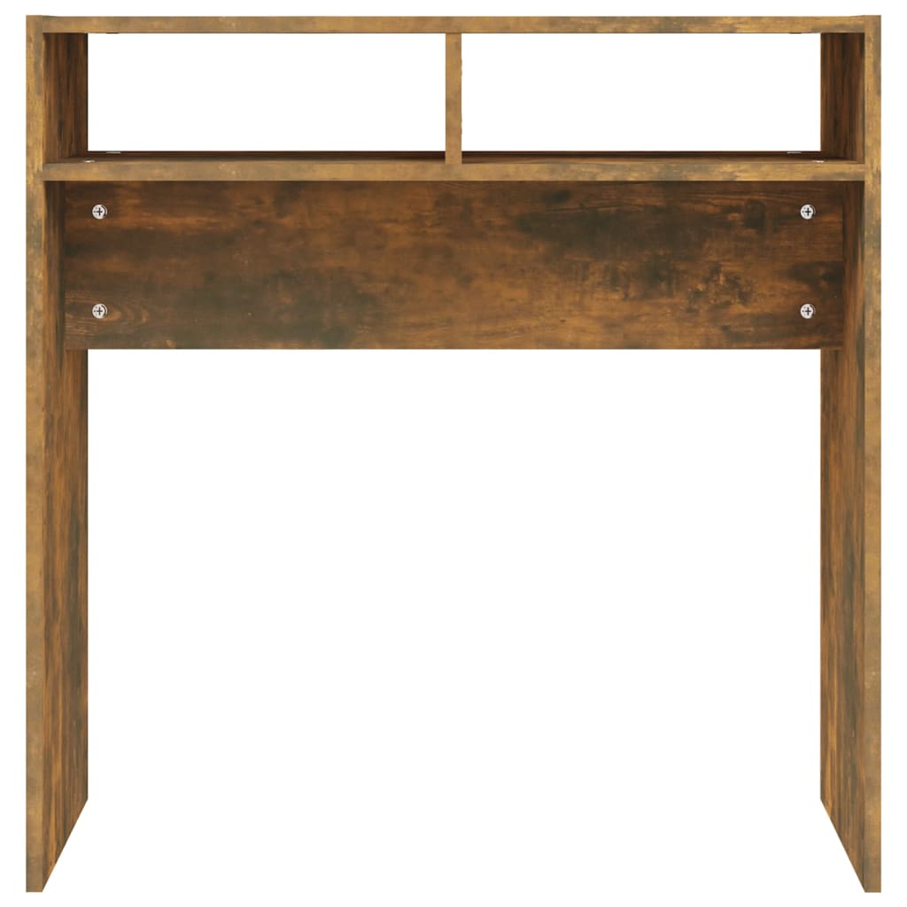 Konsolentisch Räuchereiche 78x30x80 cm Holzwerkstoff