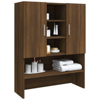 Thumbnail for Waschmaschinenschrank Braun Eichen-Optik 70,5x25,5x90 cm