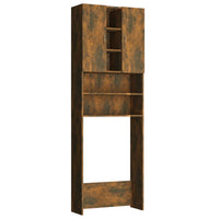 Thumbnail for Waschmaschinenschrank Räuchereiche 64x25,5x190 cm