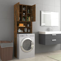 Thumbnail for Waschmaschinenschrank Räuchereiche 64x25,5x190 cm