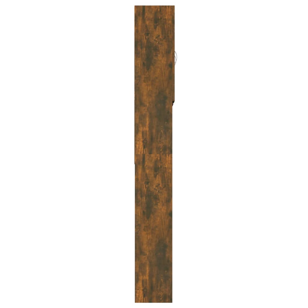 Waschmaschinenschrank Räuchereiche 64x25,5x190 cm